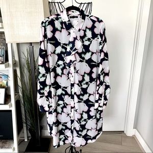 Banana Republic Floral Button Down Dress